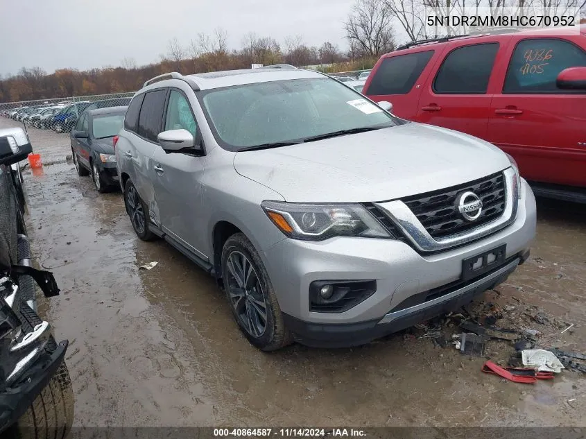 5N1DR2MM8HC670952 2017 Nissan Pathfinder Platinum