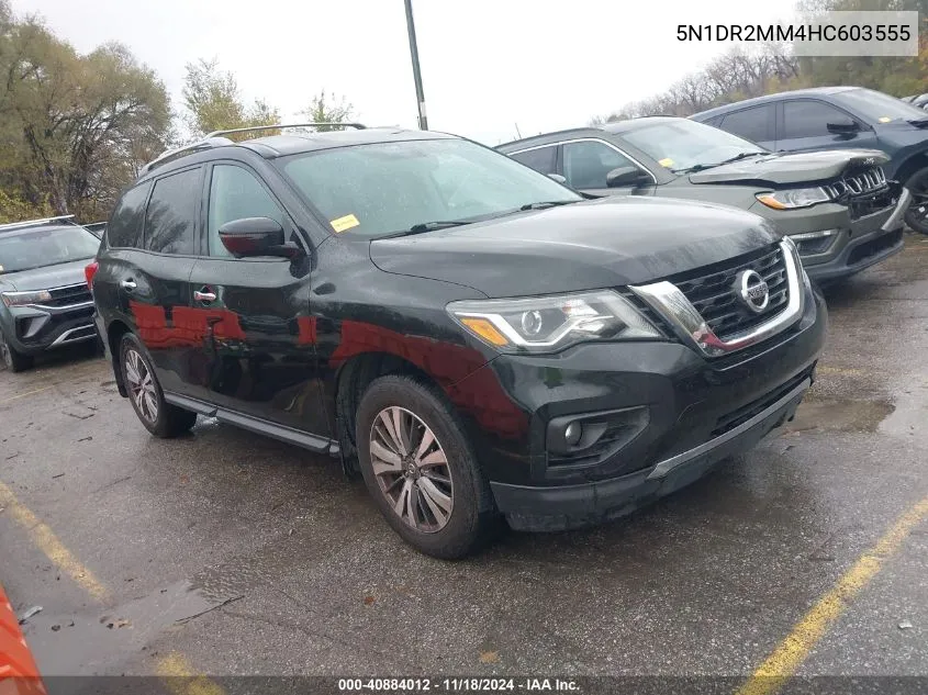 2017 Nissan Pathfinder Sl VIN: 5N1DR2MM4HC603555 Lot: 40884012