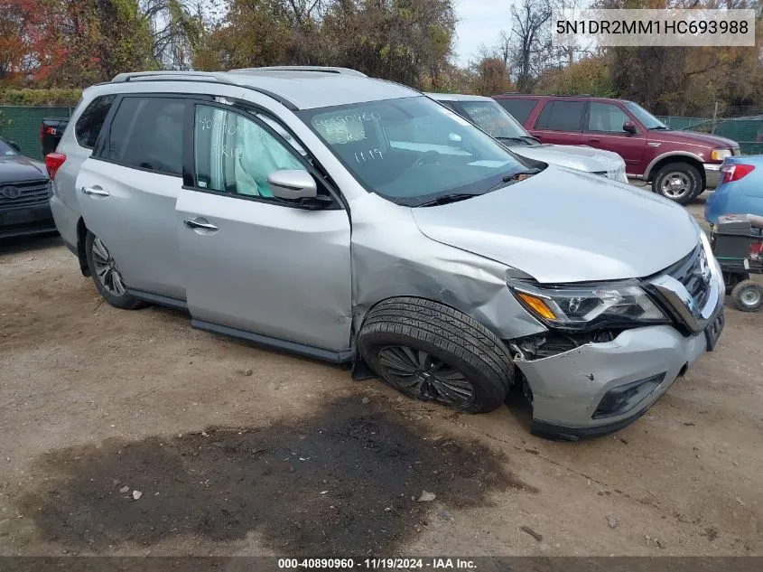 2017 Nissan Pathfinder S VIN: 5N1DR2MM1HC693988 Lot: 40890960