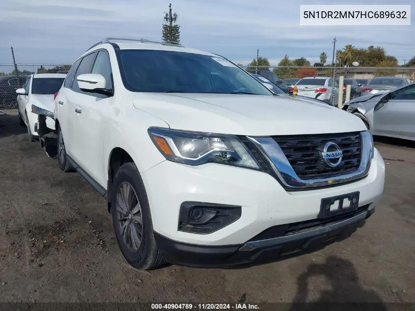 2017 Nissan Pathfinder S VIN: 5N1DR2MN7HC689632 Lot: 40904789