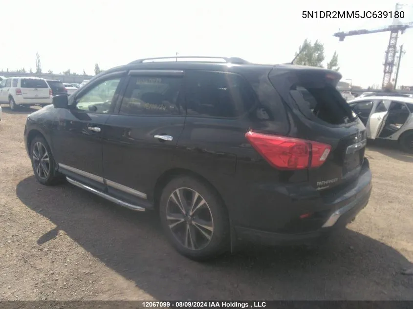 2018 Nissan Pathfinder S/Sv/Sl/Platinum VIN: 5N1DR2MM5JC639180 Lot: 12067099