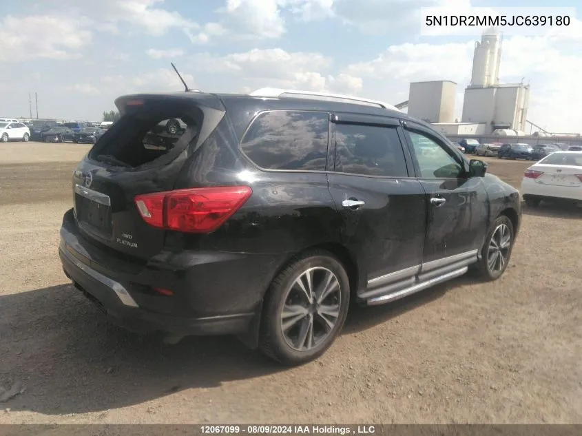 5N1DR2MM5JC639180 2018 Nissan Pathfinder S/Sv/Sl/Platinum