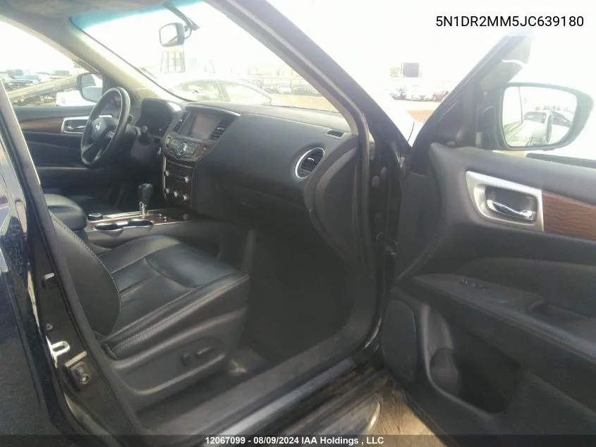 5N1DR2MM5JC639180 2018 Nissan Pathfinder S/Sv/Sl/Platinum