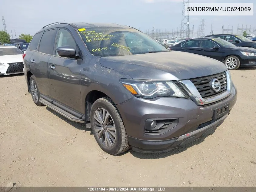 2018 Nissan Pathfinder VIN: 5N1DR2MM4JC624069 Lot: 12071104