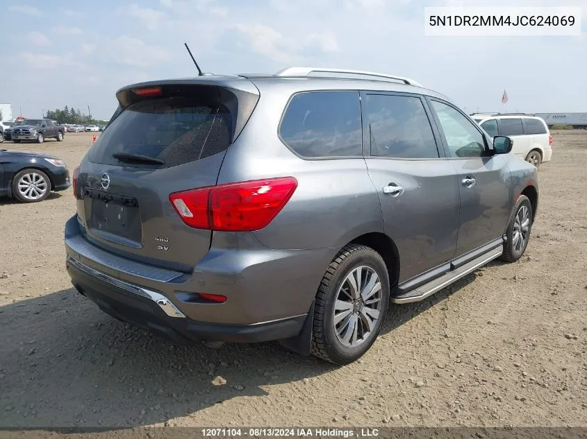 2018 Nissan Pathfinder VIN: 5N1DR2MM4JC624069 Lot: 12071104