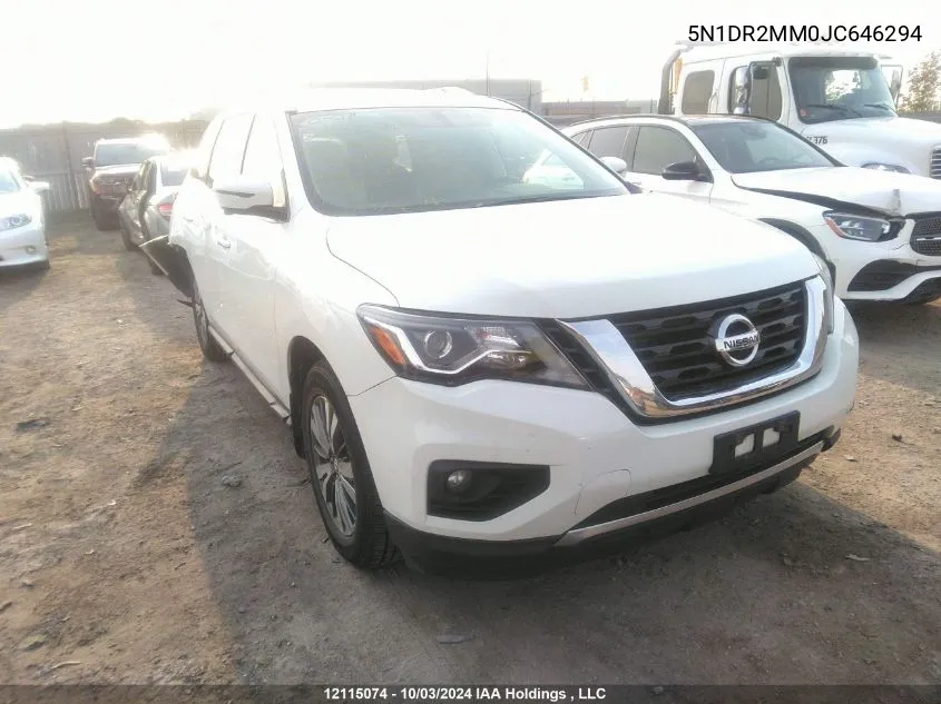 5N1DR2MM0JC646294 2018 Nissan Pathfinder