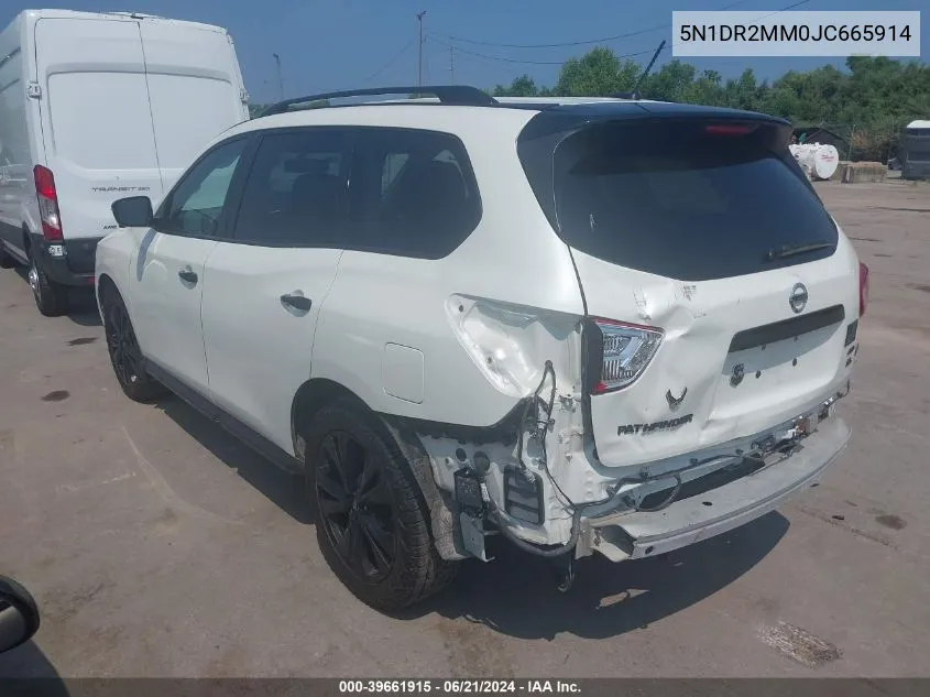 5N1DR2MM0JC665914 2018 Nissan Pathfinder Sl