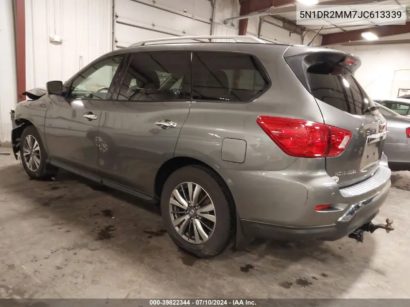 2018 Nissan Pathfinder Sl VIN: 5N1DR2MM7JC613339 Lot: 39822344