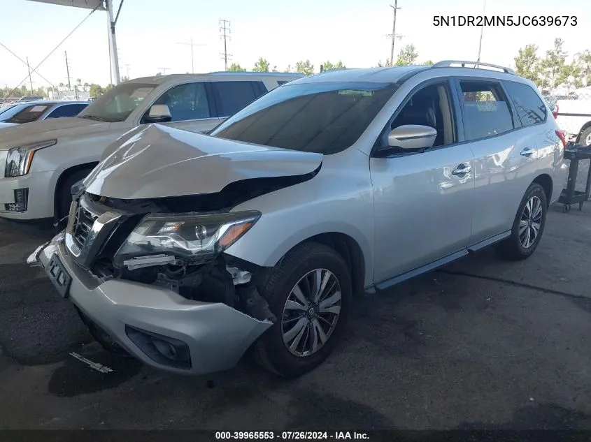 5N1DR2MN5JC639673 2018 Nissan Pathfinder Sl