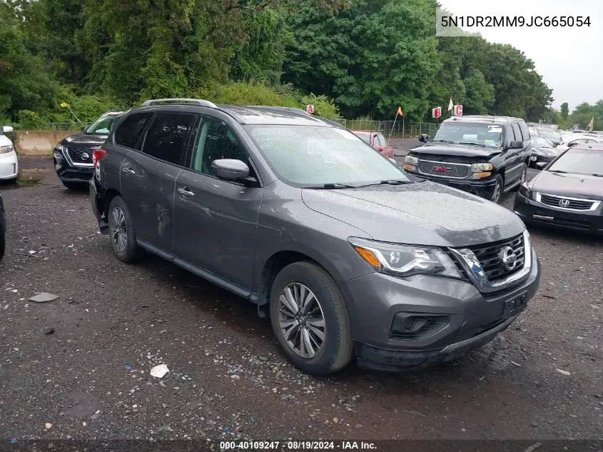 2018 Nissan Pathfinder S VIN: 5N1DR2MM9JC665054 Lot: 40109247