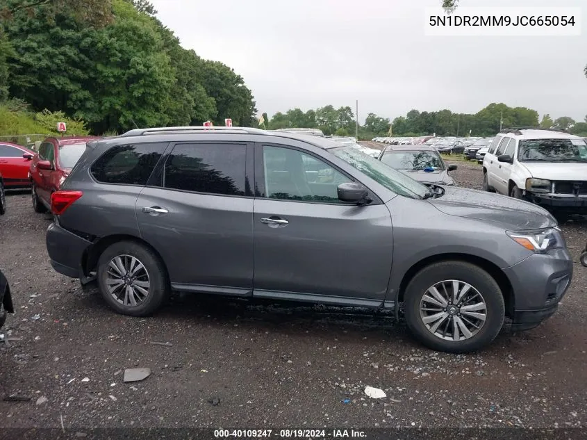 2018 Nissan Pathfinder S VIN: 5N1DR2MM9JC665054 Lot: 40109247