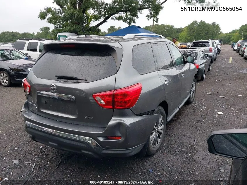 2018 Nissan Pathfinder S VIN: 5N1DR2MM9JC665054 Lot: 40109247