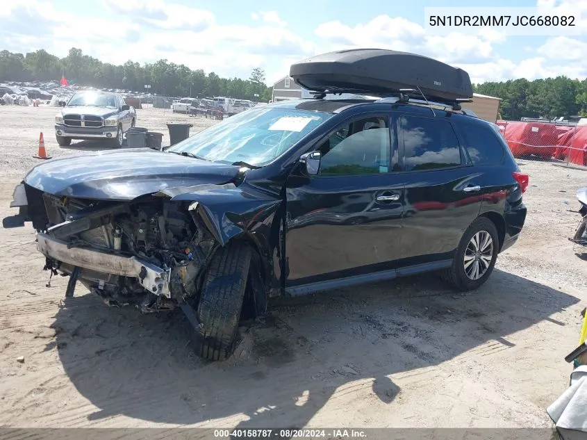 5N1DR2MM7JC668082 2018 Nissan Pathfinder Sv