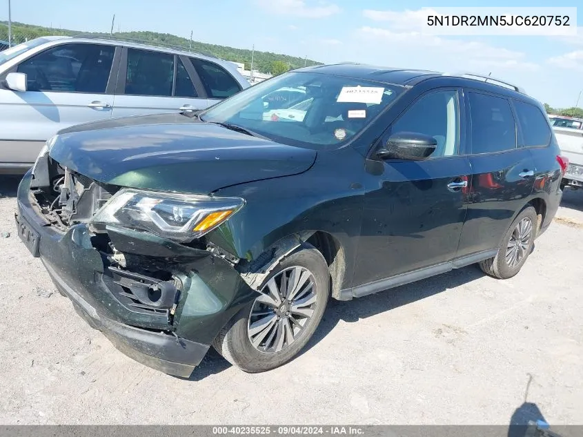 5N1DR2MN5JC620752 2018 Nissan Pathfinder Sv