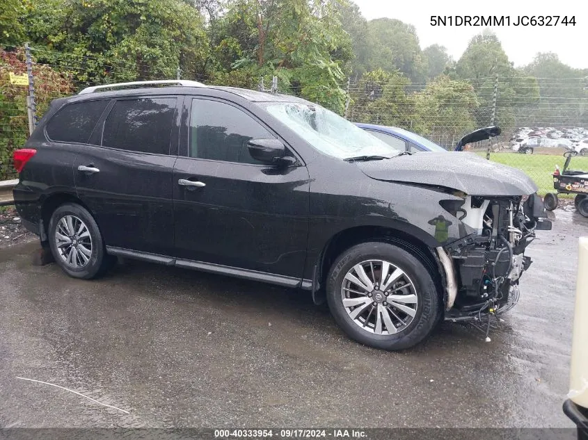 2018 Nissan Pathfinder S VIN: 5N1DR2MM1JC632744 Lot: 40333954