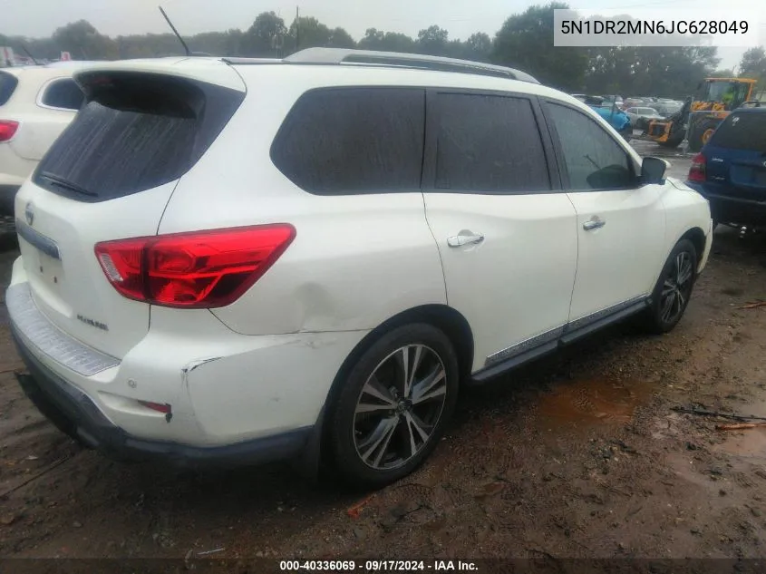 5N1DR2MN6JC628049 2018 Nissan Pathfinder Platinum