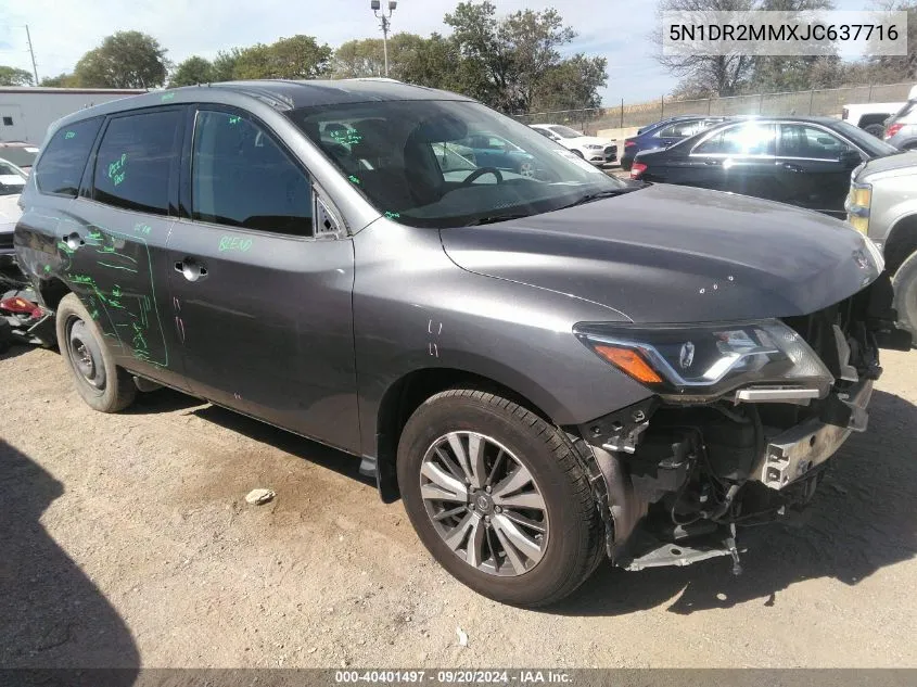 5N1DR2MMXJC637716 2018 Nissan Pathfinder Sv