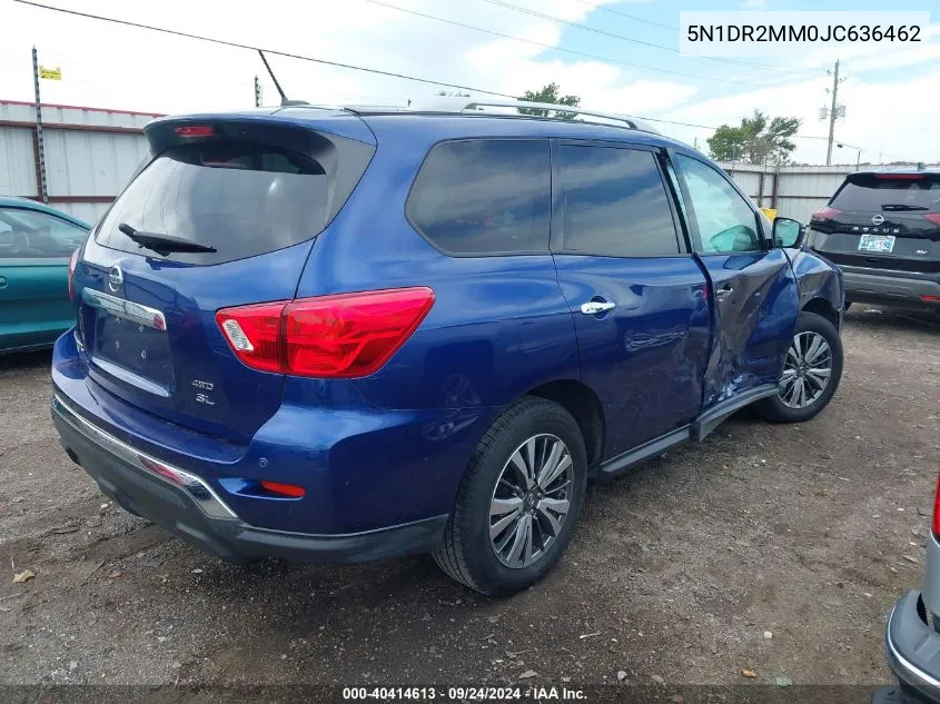 2018 Nissan Pathfinder Sl VIN: 5N1DR2MM0JC636462 Lot: 40414613