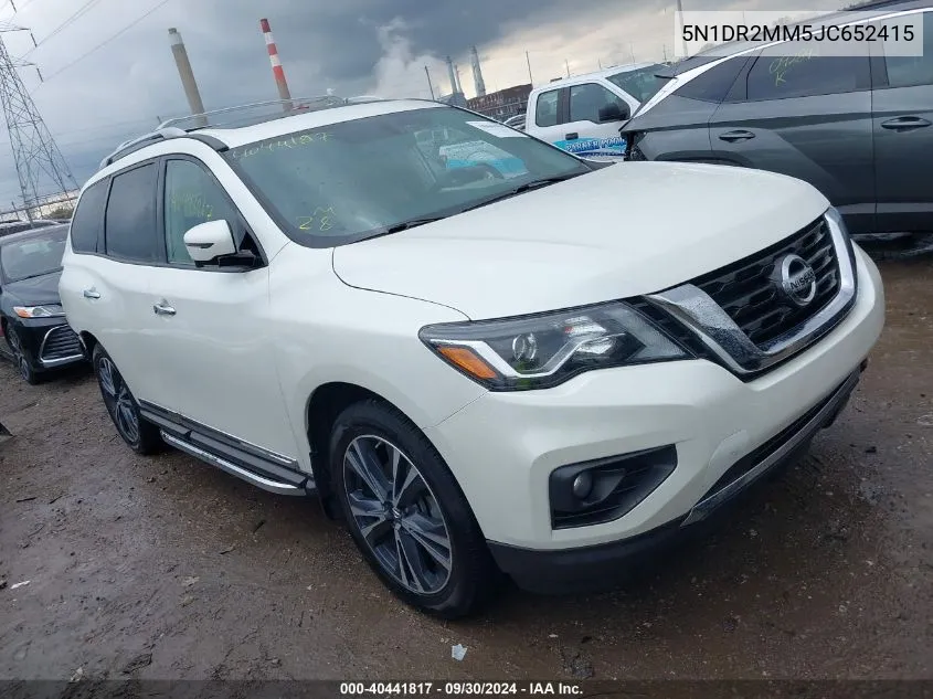 5N1DR2MM5JC652415 2018 Nissan Pathfinder Platinum