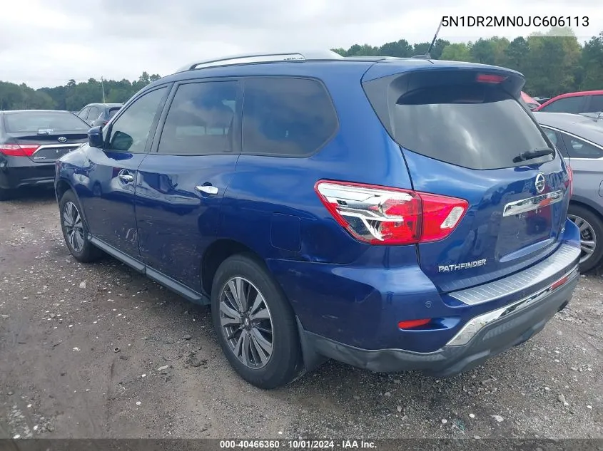 5N1DR2MN0JC606113 2018 Nissan Pathfinder Sl