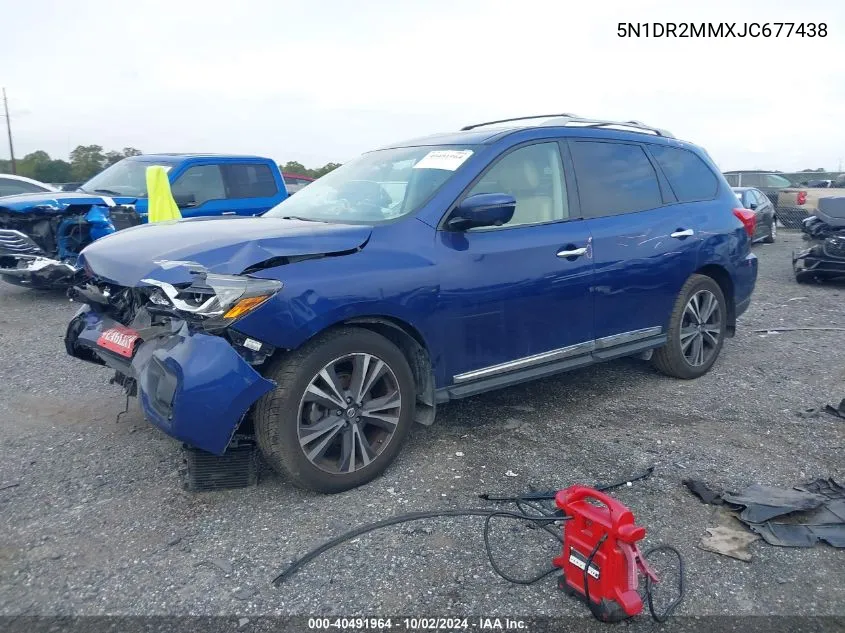 5N1DR2MMXJC677438 2018 Nissan Pathfinder Platinum