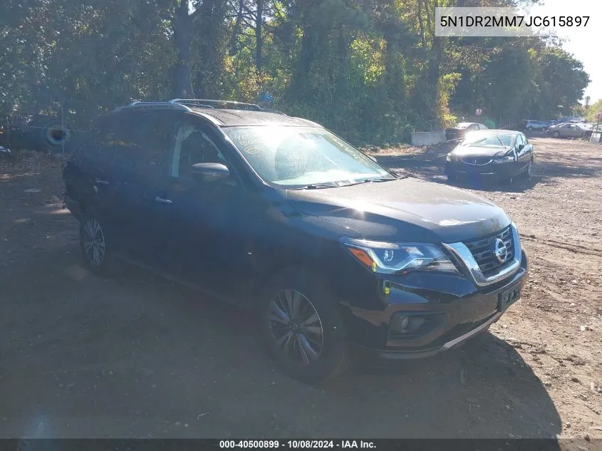 2018 Nissan Pathfinder S/Sv/Sl/Platinum VIN: 5N1DR2MM7JC615897 Lot: 40500899