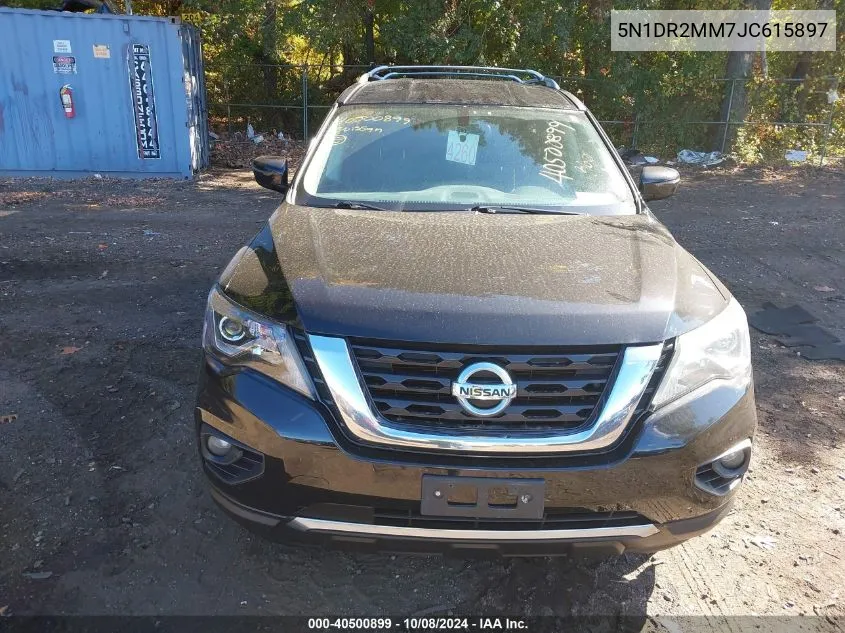 2018 Nissan Pathfinder S/Sv/Sl/Platinum VIN: 5N1DR2MM7JC615897 Lot: 40500899