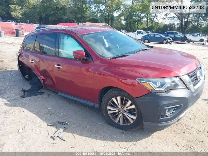 2018 Nissan Pathfinder Sv VIN: 5N1DR2MM4JC633208 Lot: 40510684