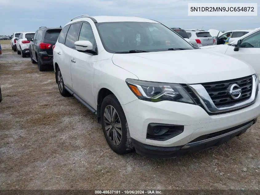 5N1DR2MN9JC654872 2018 Nissan Pathfinder S/Sv/Sl/Platinum