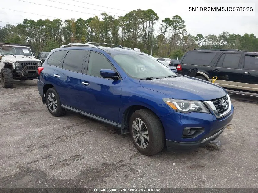 5N1DR2MM5JC678626 2018 Nissan Pathfinder Sl