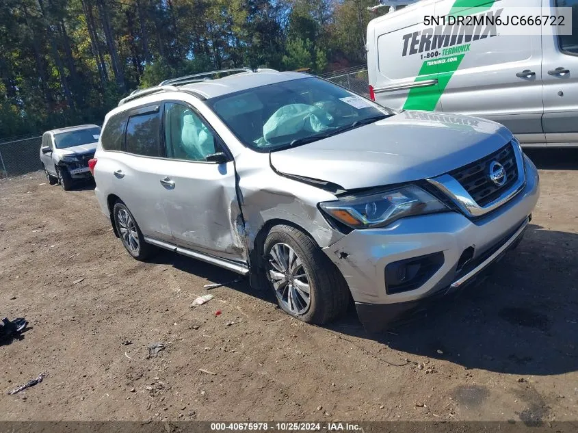 2018 Nissan Pathfinder S VIN: 5N1DR2MN6JC666722 Lot: 40675978