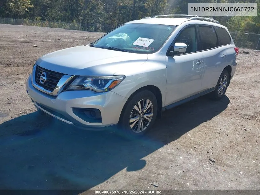 2018 Nissan Pathfinder S VIN: 5N1DR2MN6JC666722 Lot: 40675978