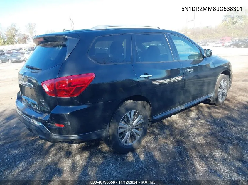 2018 Nissan Pathfinder Sv VIN: 5N1DR2MM8JC638301 Lot: 40796558