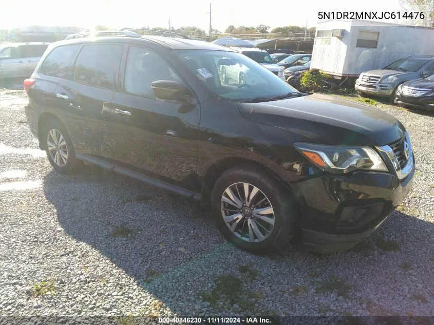 2018 Nissan Pathfinder S/Sv/Sl/Platinum VIN: 5N1DR2MNXJC614476 Lot: 40846230