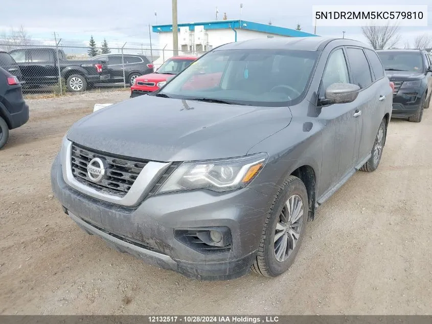 2019 Nissan Pathfinder VIN: 5N1DR2MM5KC579810 Lot: 12132517