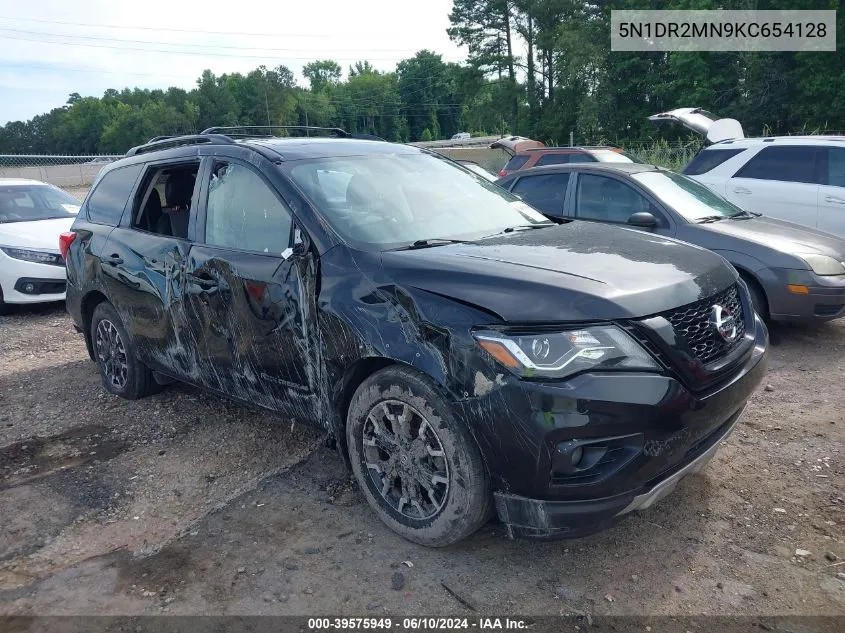 5N1DR2MN9KC654128 2019 Nissan Pathfinder Sl