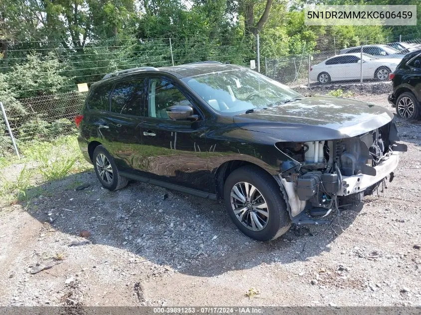 2019 Nissan Pathfinder S/Sl/Sv/Platinum VIN: 5N1DR2MM2KC606459 Lot: 39891253