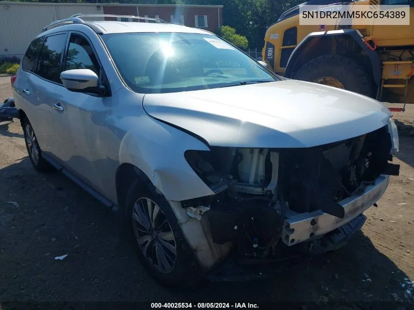 5N1DR2MM5KC654389 2019 Nissan Pathfinder S