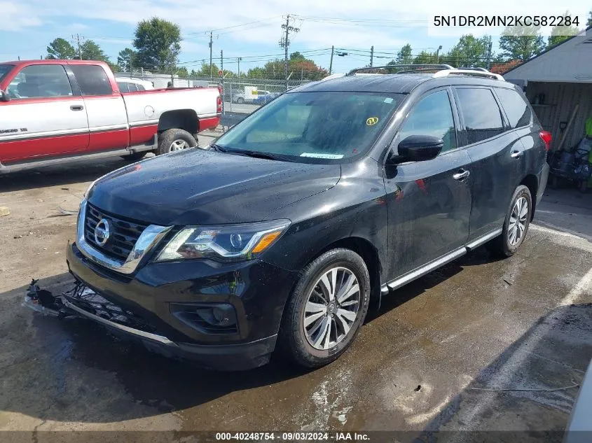 5N1DR2MN2KC582284 2019 Nissan Pathfinder S