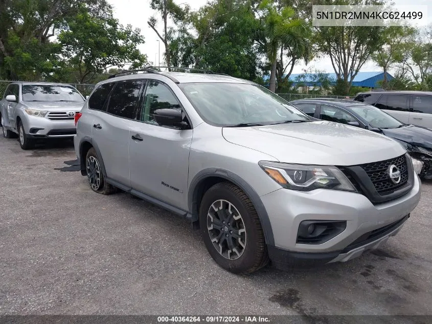 2019 Nissan Pathfinder Sl VIN: 5N1DR2MN4KC624499 Lot: 40364264