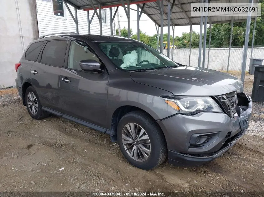 2019 Nissan Pathfinder S VIN: 5N1DR2MM4KC632691 Lot: 40379042