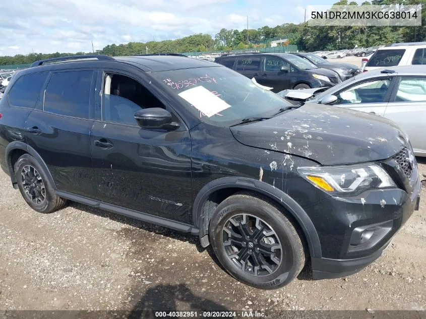 2019 Nissan Pathfinder Sv VIN: 5N1DR2MM3KC638014 Lot: 40382951