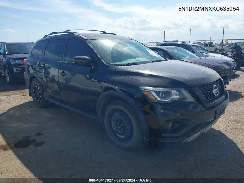 2019 Nissan Pathfinder S/Sl/Sv VIN: 5N1DR2MNXKC635054 Lot: 40417027