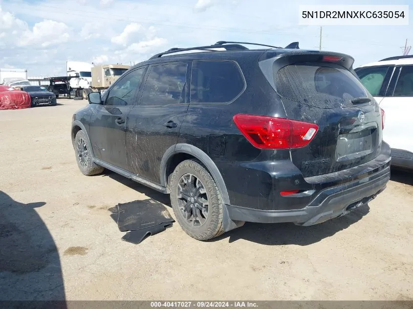 5N1DR2MNXKC635054 2019 Nissan Pathfinder S/Sl/Sv