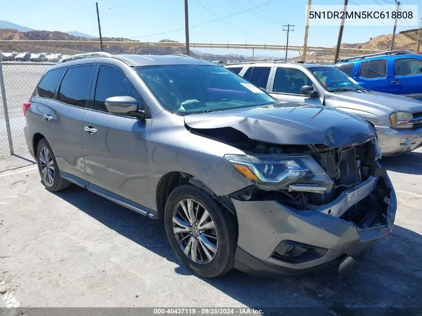 5N1DR2MN5KC618808 2019 Nissan Pathfinder Sv