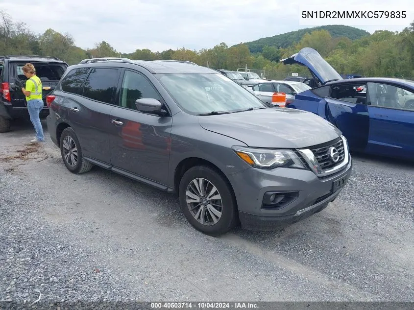 5N1DR2MMXKC579835 2019 Nissan Pathfinder Sv