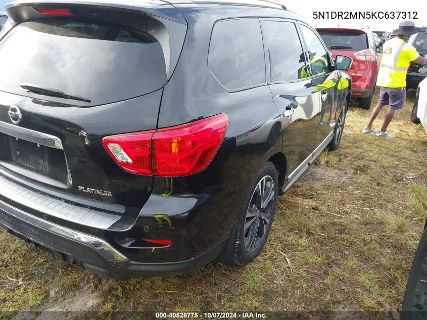 5N1DR2MN5KC637312 2019 Nissan Pathfinder S/Sl/Sv