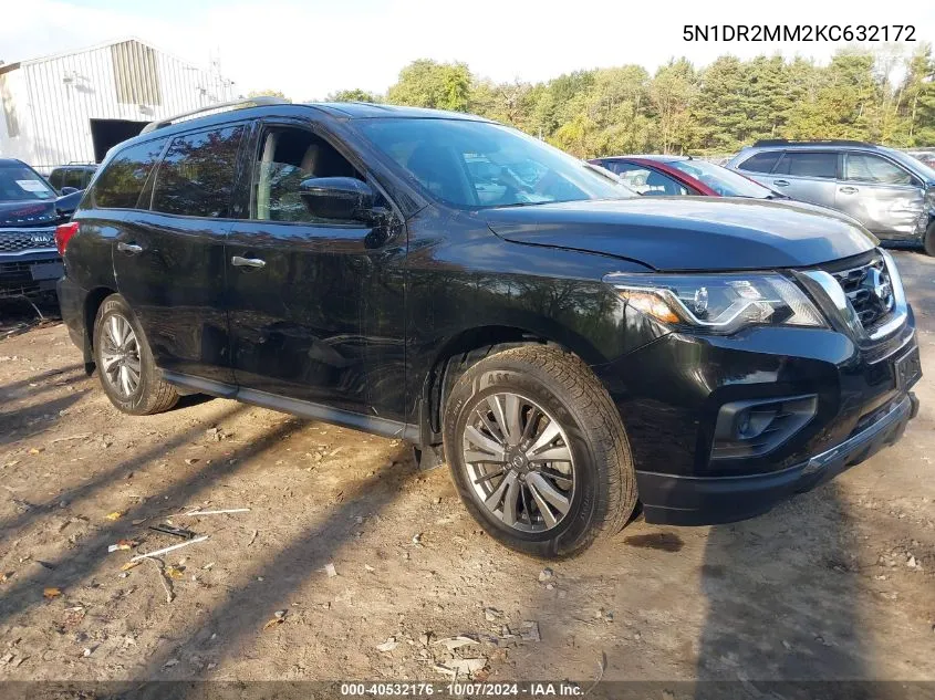 2019 Nissan Pathfinder S/Sl/Sv/Platinum VIN: 5N1DR2MM2KC632172 Lot: 40532176