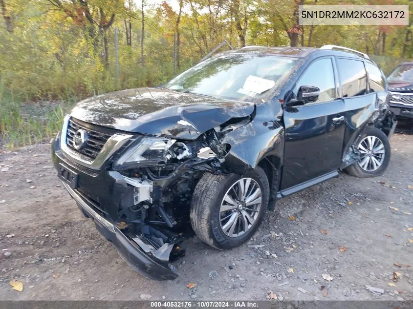 2019 Nissan Pathfinder S/Sl/Sv/Platinum VIN: 5N1DR2MM2KC632172 Lot: 40532176