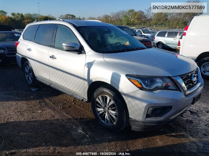 2019 Nissan Pathfinder S VIN: 5N1DR2MM0KC577589 Lot: 40677658